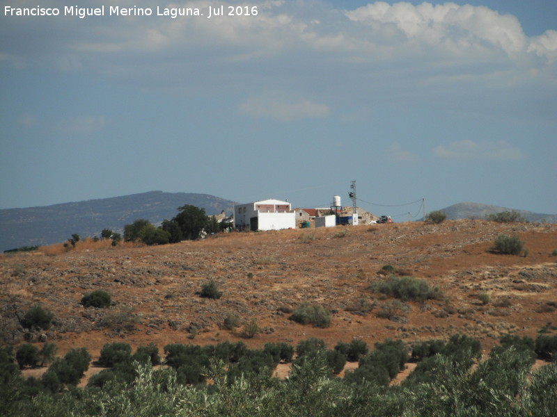 Aldea de Sancho Iiguez - Aldea de Sancho Iiguez. Sobre el cerro en el que se asienta