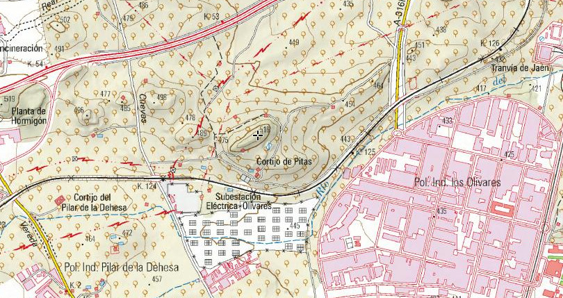 Cerro Pitas - Cerro Pitas. Mapa