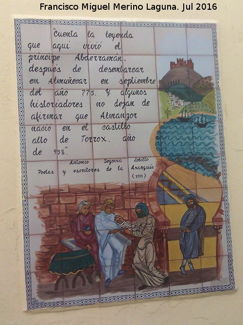 Almanzor - Almanzor. Azulejos del Torren rabe de Torrox