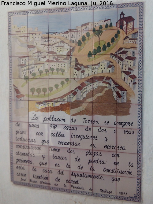 Historia de Torrox - Historia de Torrox. Azulejos de la Calle Alta