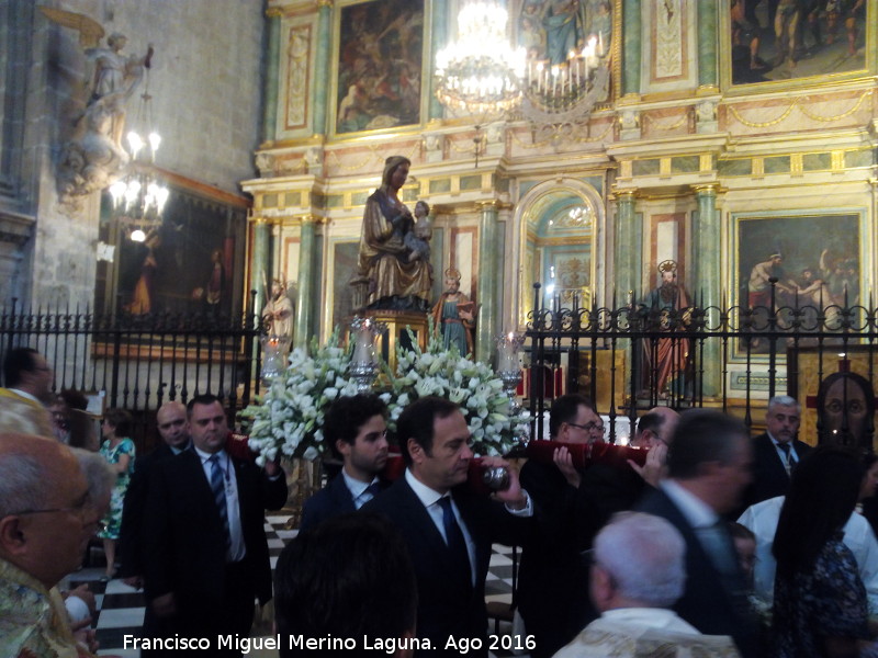 Catedral de Jan. Procesin claustral de la Virgen de la Antigua - Catedral de Jan. Procesin claustral de la Virgen de la Antigua. 