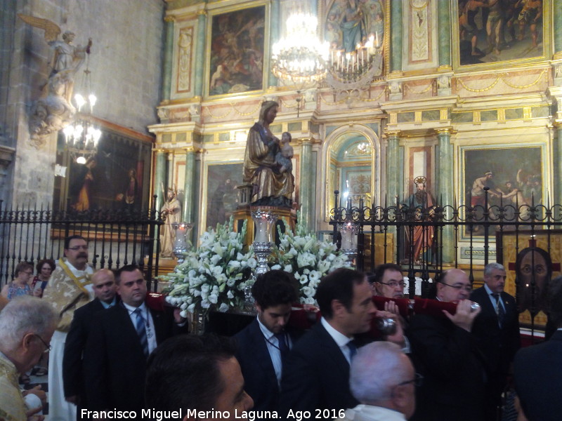 Catedral de Jan. Procesin claustral de la Virgen de la Antigua - Catedral de Jan. Procesin claustral de la Virgen de la Antigua. 