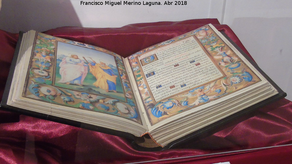 Felipe II - Felipe II. Libro de rezos de Felipe II. Exposicin Palacio Episcopal Salamanca