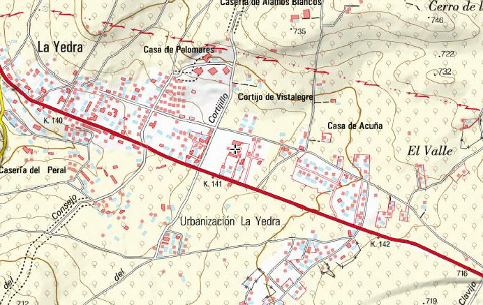 Molino de San Luis - Molino de San Luis. Mapa