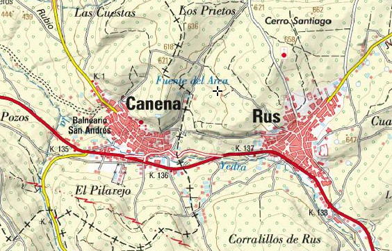 Caracol de la Ponderosa - Caracol de la Ponderosa. Mapa