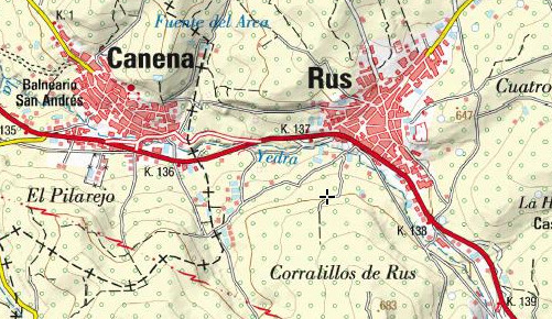 Caracol Dintel - Caracol Dintel. Mapa