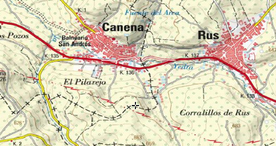 Caracol de la Caa Canenilla - Caracol de la Caa Canenilla. Mapa