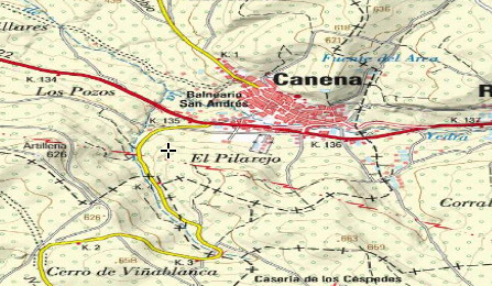 Caracol de la Rueda - Caracol de la Rueda. Mapa