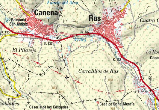 Caracol de Caacanenilla - Caracol de Caacanenilla. Mapa