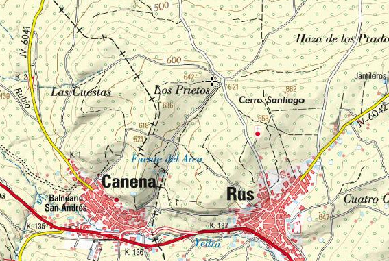 Caracol de los Prietos - Caracol de los Prietos. Mapa