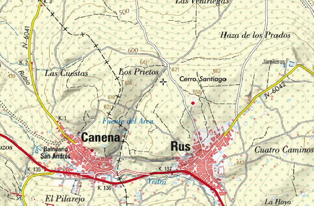 Caracol de la Hila - Caracol de la Hila. Mapa