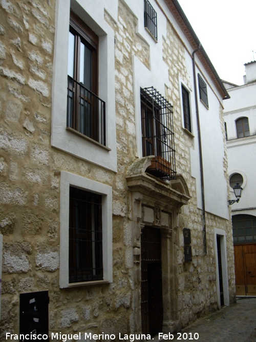 Casa de Eufrasio Lpez de Rojas - Casa de Eufrasio Lpez de Rojas. Fachada principal