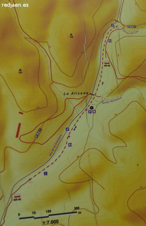 Sendero Ro Campana - Sendero Ro Campana. Mapa para la observacin de aves