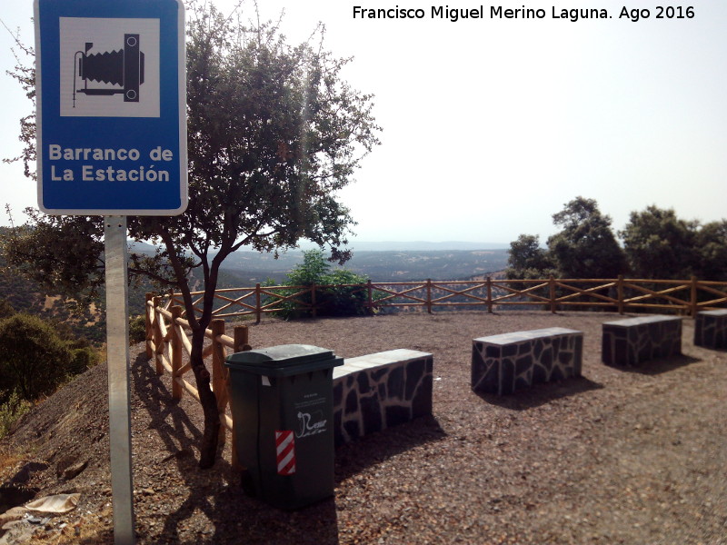 Mirador del Barranco de la Estacin - Mirador del Barranco de la Estacin. 