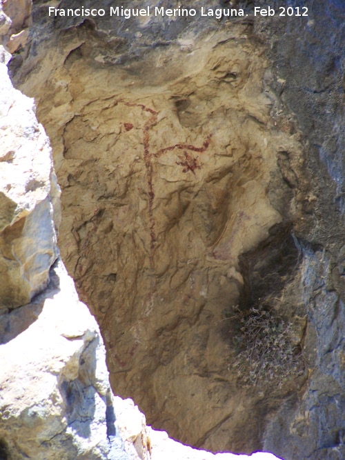 Pinturas rupestres de la Cueva del Sureste del Canjorro - Pinturas rupestres de la Cueva del Sureste del Canjorro. 