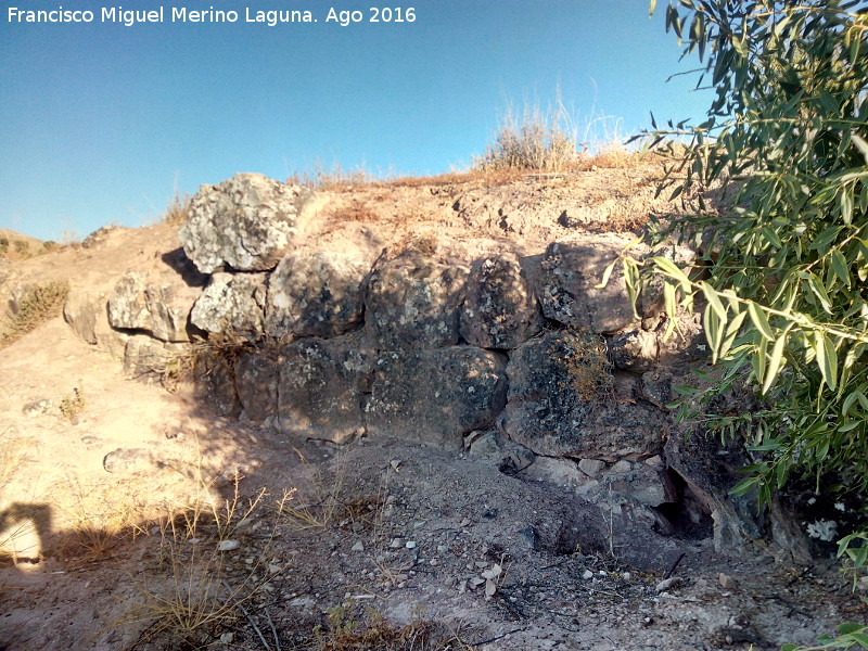 Fortn romano del Este de Cerro Largo - Fortn romano del Este de Cerro Largo. Muralla