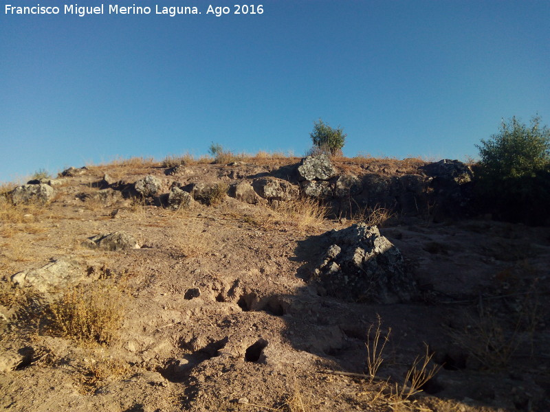 Fortn romano del Este de Cerro Largo - Fortn romano del Este de Cerro Largo. Muralla