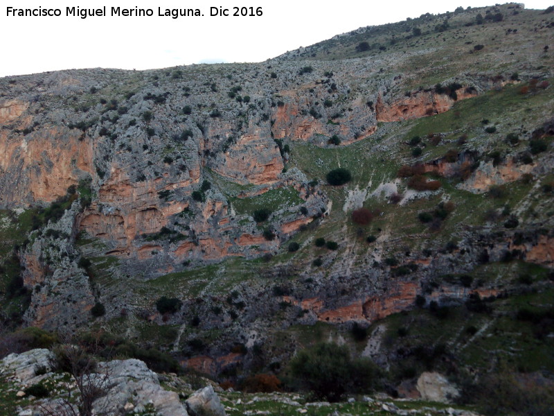 Cueva del Plato - Cueva del Plato. Zona de los abrigos del Plato