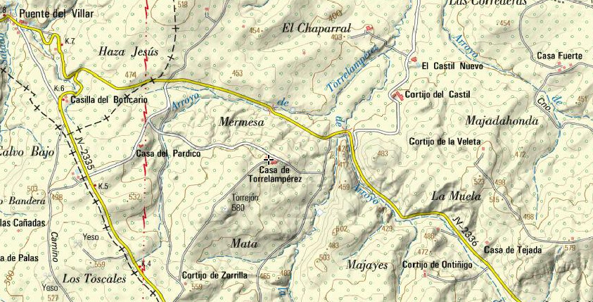 Cortijo Torrelamprez - Cortijo Torrelamprez. Mapa