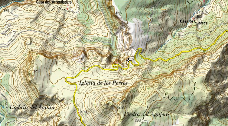 Mirador El Tapadero - Mirador El Tapadero. Mapa