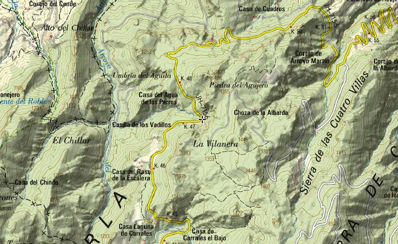 Fuente del Puntal - Fuente del Puntal. Mapa