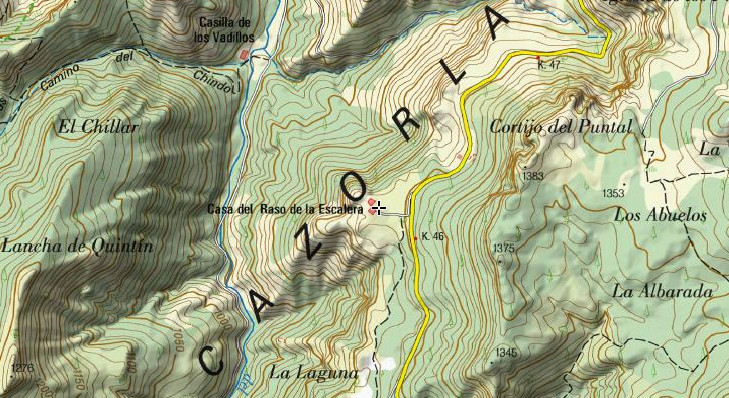 Cortijo Raso de la Escalera - Cortijo Raso de la Escalera. Mapa