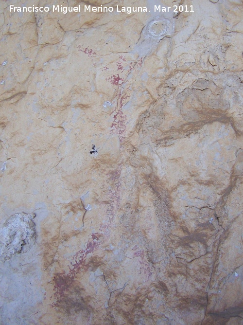 Pinturas rupestres de la Mella I - Pinturas rupestres de la Mella I. Gran antropomorfo
