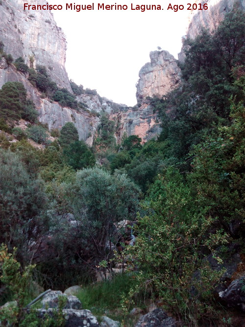 Cascada de Gil Cobo - Cascada de Gil Cobo. Sin agua