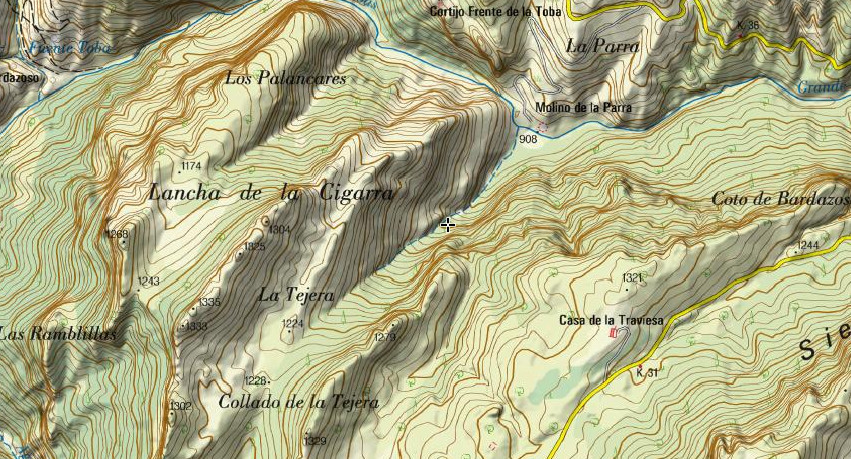 La Bruna - La Bruna. Mapa