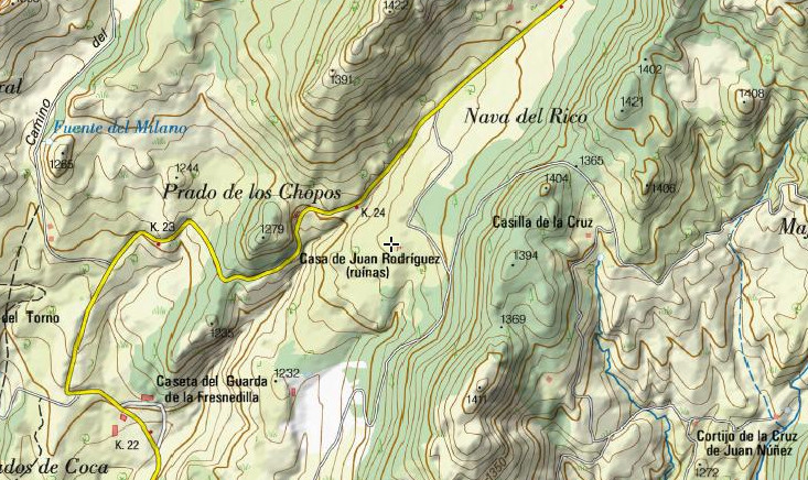 Cortijo de Juan Rodrguez - Cortijo de Juan Rodrguez. Mapa