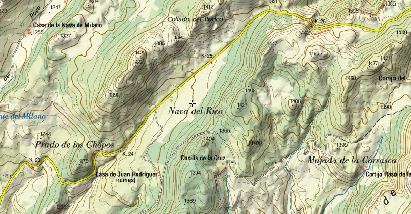 Nava del Rico - Nava del Rico. Mapa