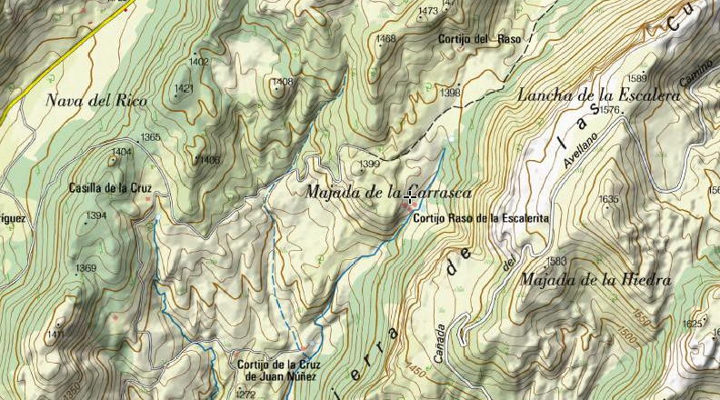 Cortijo Raso de la Escalerita - Cortijo Raso de la Escalerita. Mapa