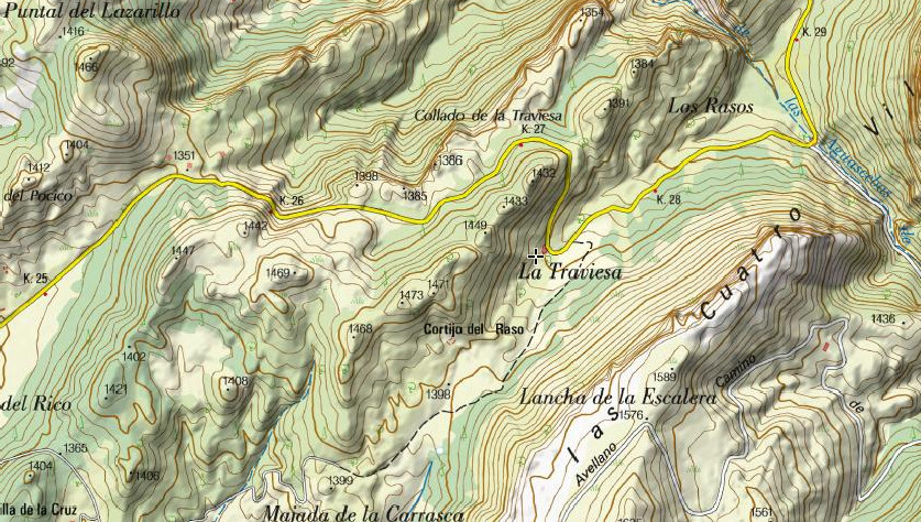 Venta de la Traviesa - Venta de la Traviesa. Mapa