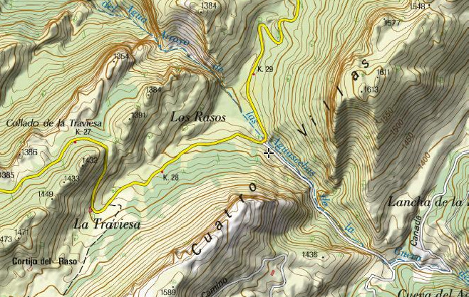 Fuente de la Cerrada de San Gins - Fuente de la Cerrada de San Gins. Mapa