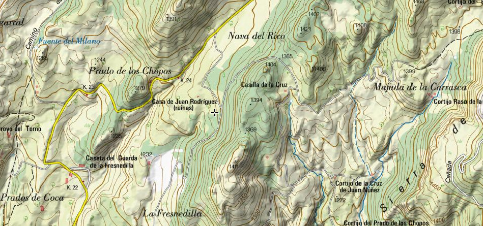 Fuente del Pino - Fuente del Pino. Mapa