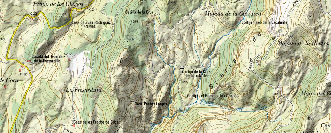 Cortijo de la Cruz de Juan Nez - Cortijo de la Cruz de Juan Nez. Mapa