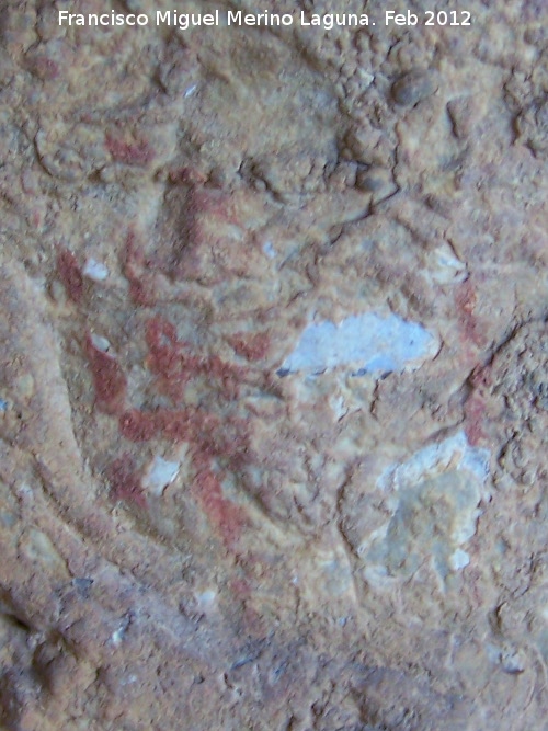 Pinturas rupestres del Abrigo de Mingo - Pinturas rupestres del Abrigo de Mingo. Pectiniforme, punto y barra