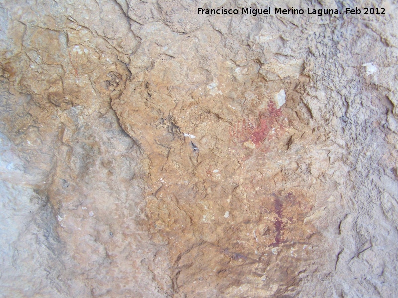 Pinturas rupestres del Abrigo de Mingo - Pinturas rupestres del Abrigo de Mingo. Panel