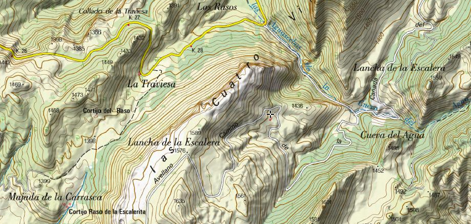 Refugio Majalserbal - Refugio Majalserbal. Mapa