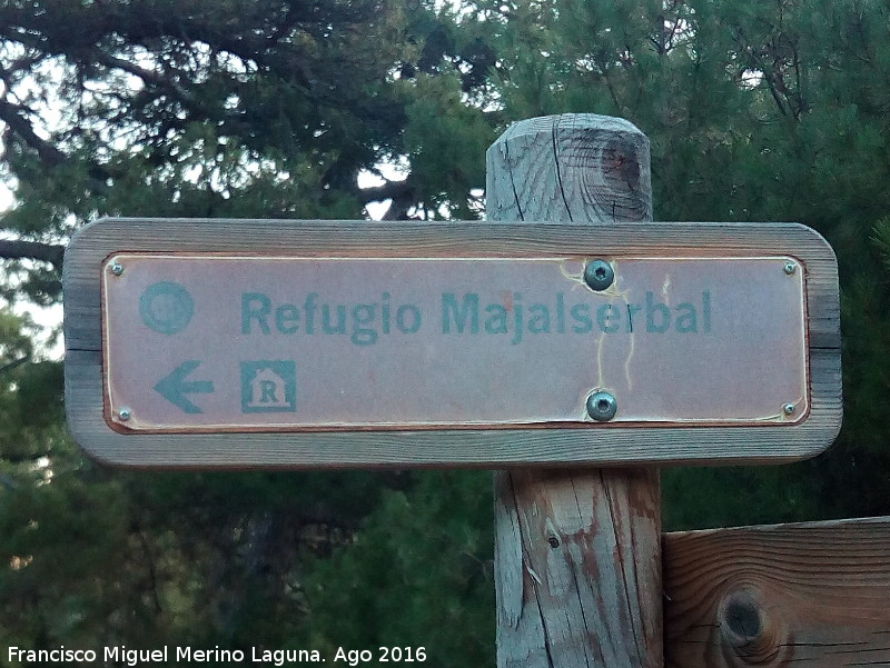 Refugio Majalserbal - Refugio Majalserbal. Cartel