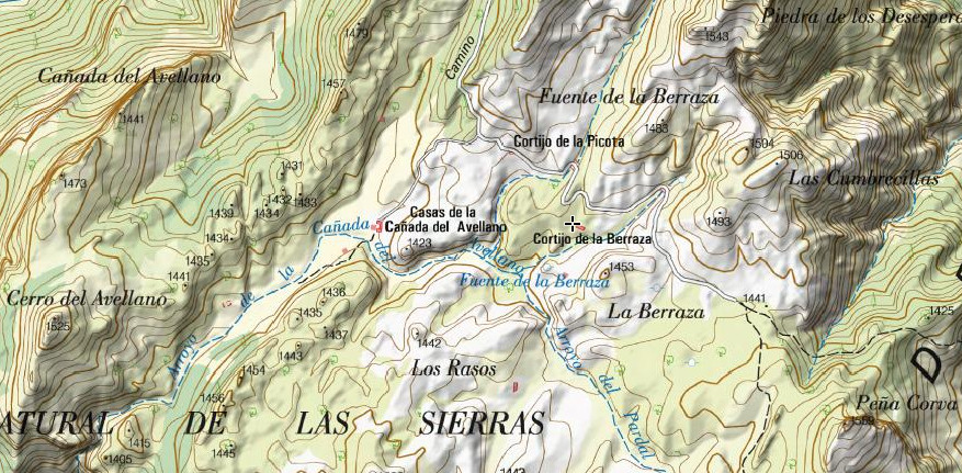 Cortijo de la Berraza - Cortijo de la Berraza. Mapa