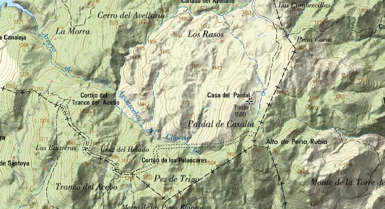 Cortijo del Pardal - Cortijo del Pardal. Mapa