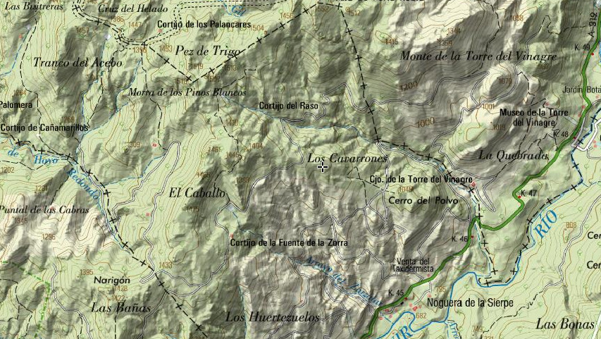 Los Cavarrones - Los Cavarrones. Mapa