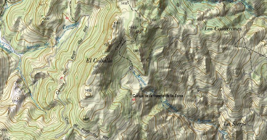 Fuente de la Zarza - Fuente de la Zarza. Mapa