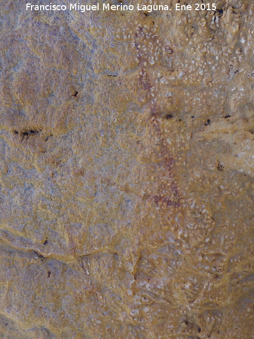 Pinturas rupestres de la Serrezuela de Pegalajar I - Pinturas rupestres de la Serrezuela de Pegalajar I. Zig Zag