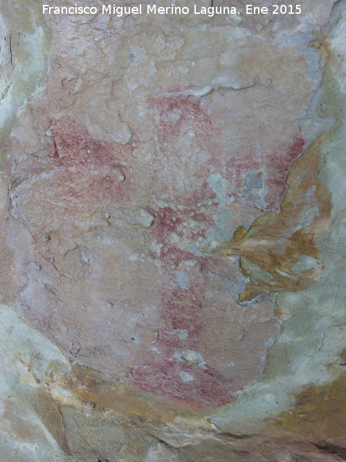 Pinturas rupestres de la Serrezuela de Pegalajar II - Pinturas rupestres de la Serrezuela de Pegalajar II. Antropomorfo