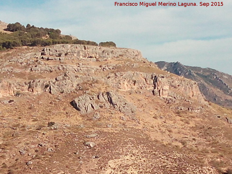 Pinturas rupestres de la Serrezuela de Pegalajar II - Pinturas rupestres de la Serrezuela de Pegalajar II. Zona donde se encuentran