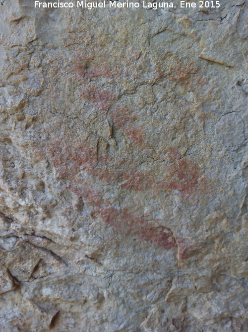 Pinturas rupestres de la Serrezuela de Pegalajar III - Pinturas rupestres de la Serrezuela de Pegalajar III. Zig Zag