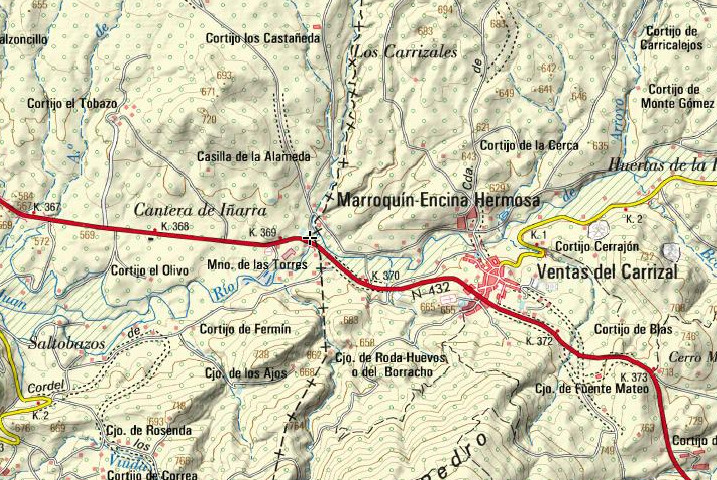 Puente del Ro San Juan - Puente del Ro San Juan. Mapa