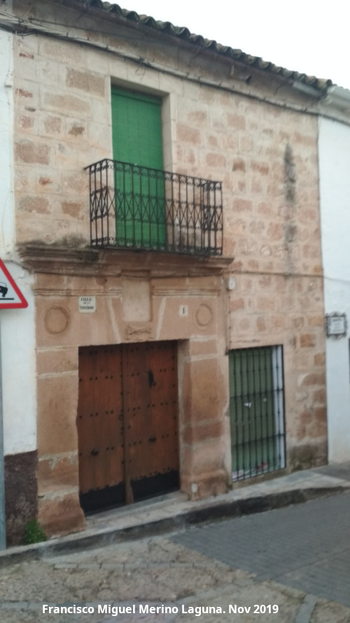 Casa de la Calle de la Trinidad n 1 - Casa de la Calle de la Trinidad n 1. Fachada